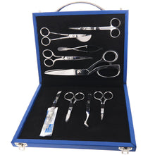 Load image into Gallery viewer, 9 Piece Elna Sewing &amp; Embroidery Scissor &amp; Accessory Set
