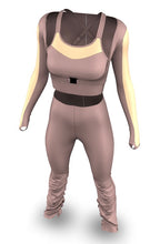 Load image into Gallery viewer, Dusty Rose Sensitive Sand Italian Polyester Microfibre &amp; Lycra 70% 0ff!!  Price per METRE