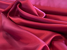 Load image into Gallery viewer, Designer Flamboyant Fuchsia 100% Bemberg Lining.    1/4 Metre Price
