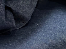 Load image into Gallery viewer, Designer Blue Fleck  62% Cotton 38% Linen  Japanese Denim 1/4 Metre Price