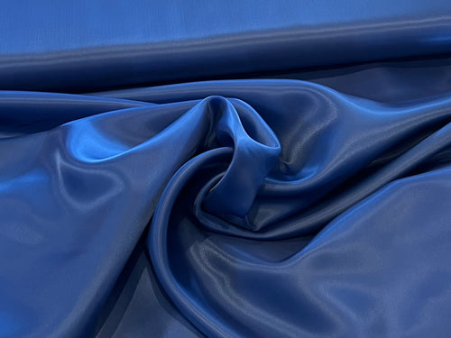 Designer Regal Blue 100% Bemberg Lining.    1/4 Metre Price