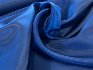 Designer Regal Blue 100% Bemberg Lining.    1/4 Metre Price