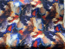 Load image into Gallery viewer, Italian Multicoloured Abstract 100% Silk Crepe de Chine     1/4 Metre Price