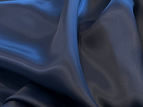 Designer Regal Navy 100% Bemberg Lining.    1/4 Metre Price