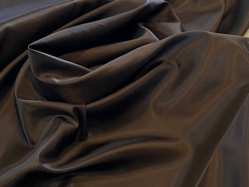 Designer Truffle Chocolate 100% Bemberg Lining.    1/4 Metre Price