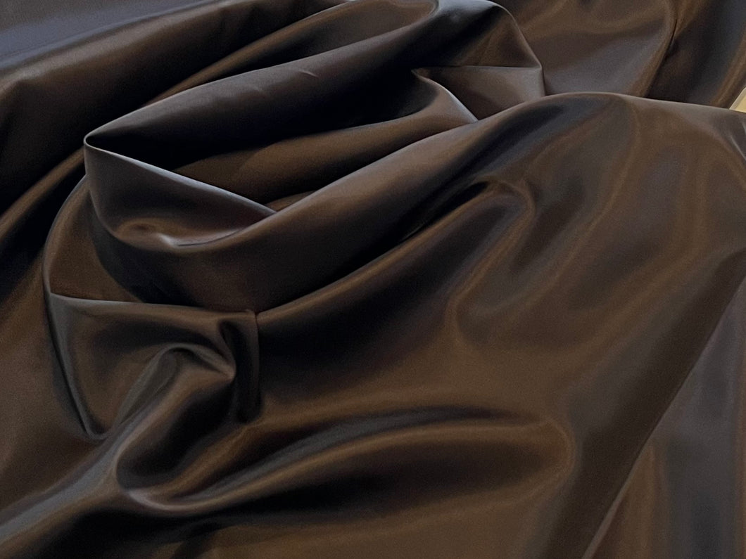 Designer Truffle Chocolate 100% Bemberg Lining.    1/4 Metre Price