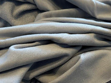 Load image into Gallery viewer, Dusty Blue Bamboo French Terry 67% Bamboo Rayon 28% Cotton 5% Spandex Knit    PRICE PER METRE