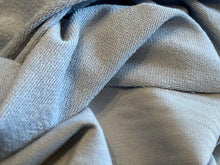 Load image into Gallery viewer, #1705 Dusty Blue Bamboo French Terry 67% Bamboo Rayon 28% Cotton 5% Spandex Knit Remnant