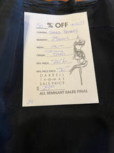 Load image into Gallery viewer, #1421 Designer Matte Black Stretch Bemberg Lining Remnant 6x available
