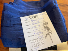 Load image into Gallery viewer, #1434 Vintage Royal Blue prewashed Bemberg Lining Remnant