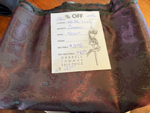 Load image into Gallery viewer, #1436 Deep Purple Maroon Large Paisley 100% Viscose Lining Remnant