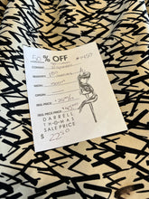 Load image into Gallery viewer, #1450 Black &amp; Camel Straw 98% Cotton 2% Spandex Sateen Remnant
