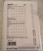 Load image into Gallery viewer, McCall's Pattern #8045 Size 14-16-18-20-22