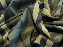 Load image into Gallery viewer, Designer Large Green Check 100% Cotton Twill.   1/4 Metre Price