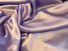 Load image into Gallery viewer, Lavender 100% Silk Charmeuse.  1/4 Metre Price