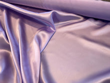 Load image into Gallery viewer, Lavender 100% Silk Charmeuse.  1/4 Metre Price
