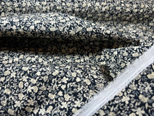Load image into Gallery viewer, Navy &amp; White Vintage Floral 100% Cotton Poplin   1/4 Metre Price