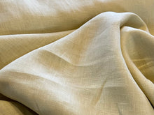 Load image into Gallery viewer, Sorbet Yellow Green 100% Linen     1/4 Meter Price