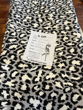 Load image into Gallery viewer, #1707 Designer Black Spotted Cat 100% Cotton Remnants 90% off!!