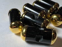 Load image into Gallery viewer, Black &amp; Gold Toggles  Blowout   Pkg of 7x