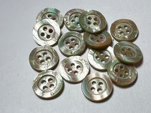 Load image into Gallery viewer, Beige 5/8" Plastic Buttons Blowout   Pkg of 13x