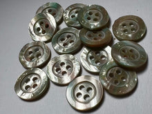 Load image into Gallery viewer, Beige 5/8" Plastic Buttons Blowout   Pkg of 13x