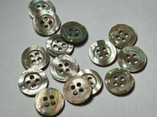 Load image into Gallery viewer, Beige 5/8" Plastic Buttons Blowout   Pkg of 13x