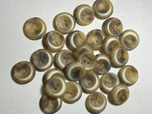 Load image into Gallery viewer, Two Tone Beige  3/4" 2 Hole buttons  Blowout   Pkg of 13