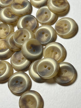 Load image into Gallery viewer, Two Tone Beige  3/4" 2 Hole buttons  Blowout   Pkg of 13