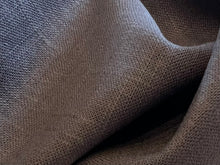 Load image into Gallery viewer, #1538 Charcoal Grey Medium Weight 100% Linen Remnant