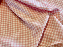 Load image into Gallery viewer, #1483 Designer Bubblegum Pink  100% Cotton Gingham Remnant