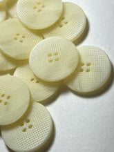 Load image into Gallery viewer, 1" Off White Textured buttons  Blowout   Pkg of 5