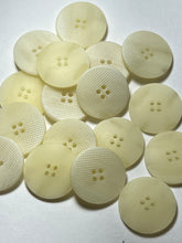 Load image into Gallery viewer, 1" Off White Textured buttons  Blowout   Pkg of 5
