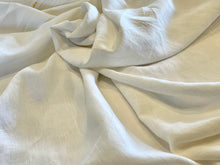 Load image into Gallery viewer, Italian Pure White 100% Linen Suiting  1/4 Metre Price