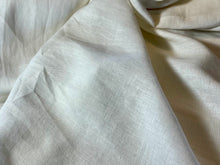 Load image into Gallery viewer, Italian Pure White 100% Linen Suiting  1/4 Metre Price