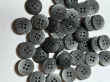 Load image into Gallery viewer, 5/8" Blue Grey Textured buttons  Blowout   Pkg of 13