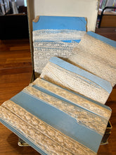 Load image into Gallery viewer, Vintage Box of Handmade Lace Trims. - 11 Styles