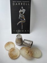 Load image into Gallery viewer, Beige Speckled 2 Hole Button.   Price per Button