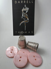 Load image into Gallery viewer, Baby Pink Glossy MOP Button