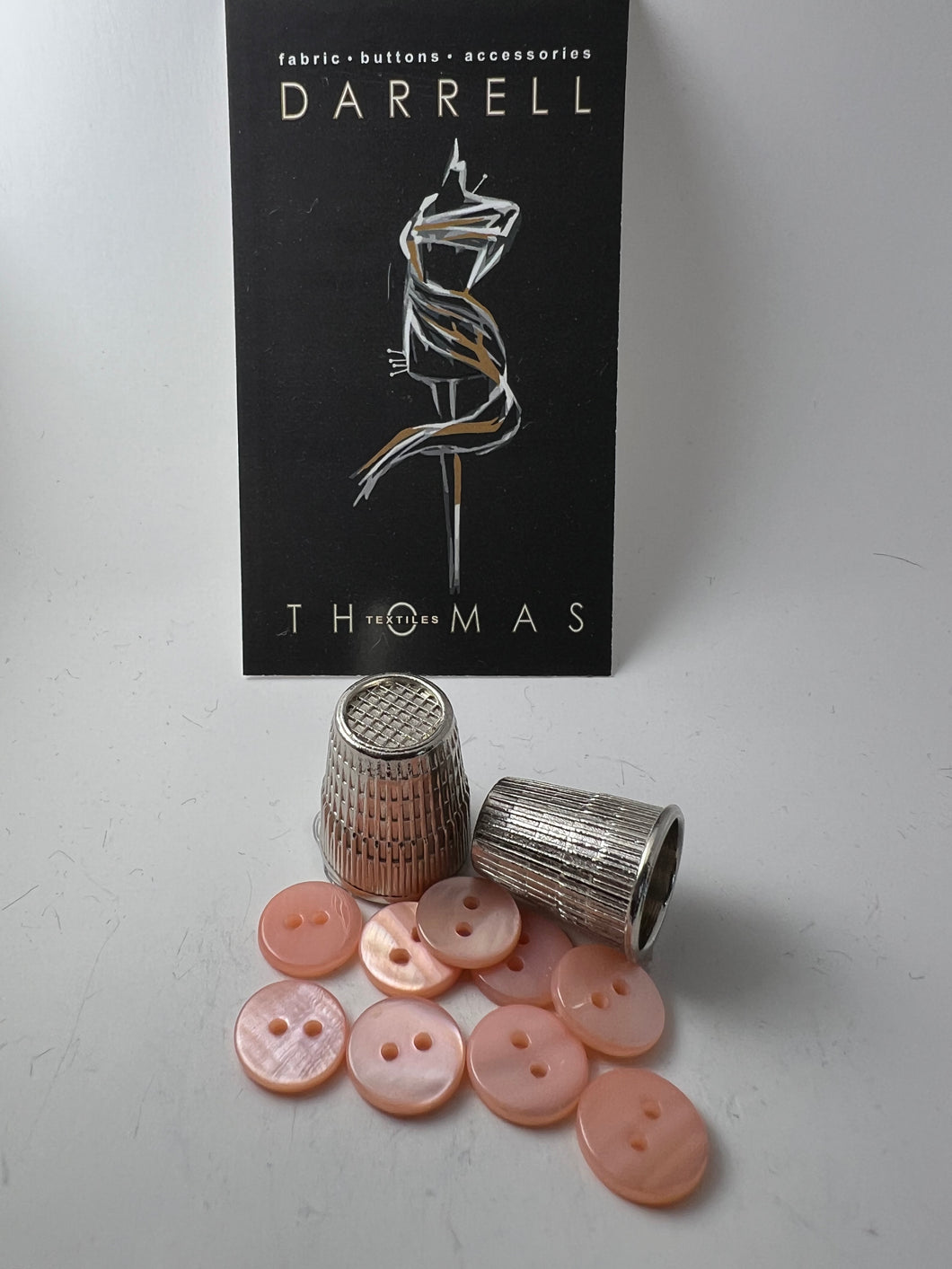 Baby Pink Glossy MOP Button