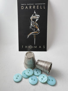 Aqua Glossy MOP Button