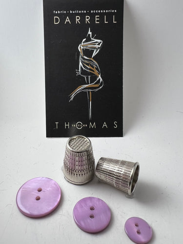 Lilac Glossy MOP Button