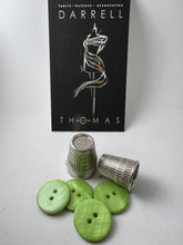Load image into Gallery viewer, Lime Green Glossy MOP Button