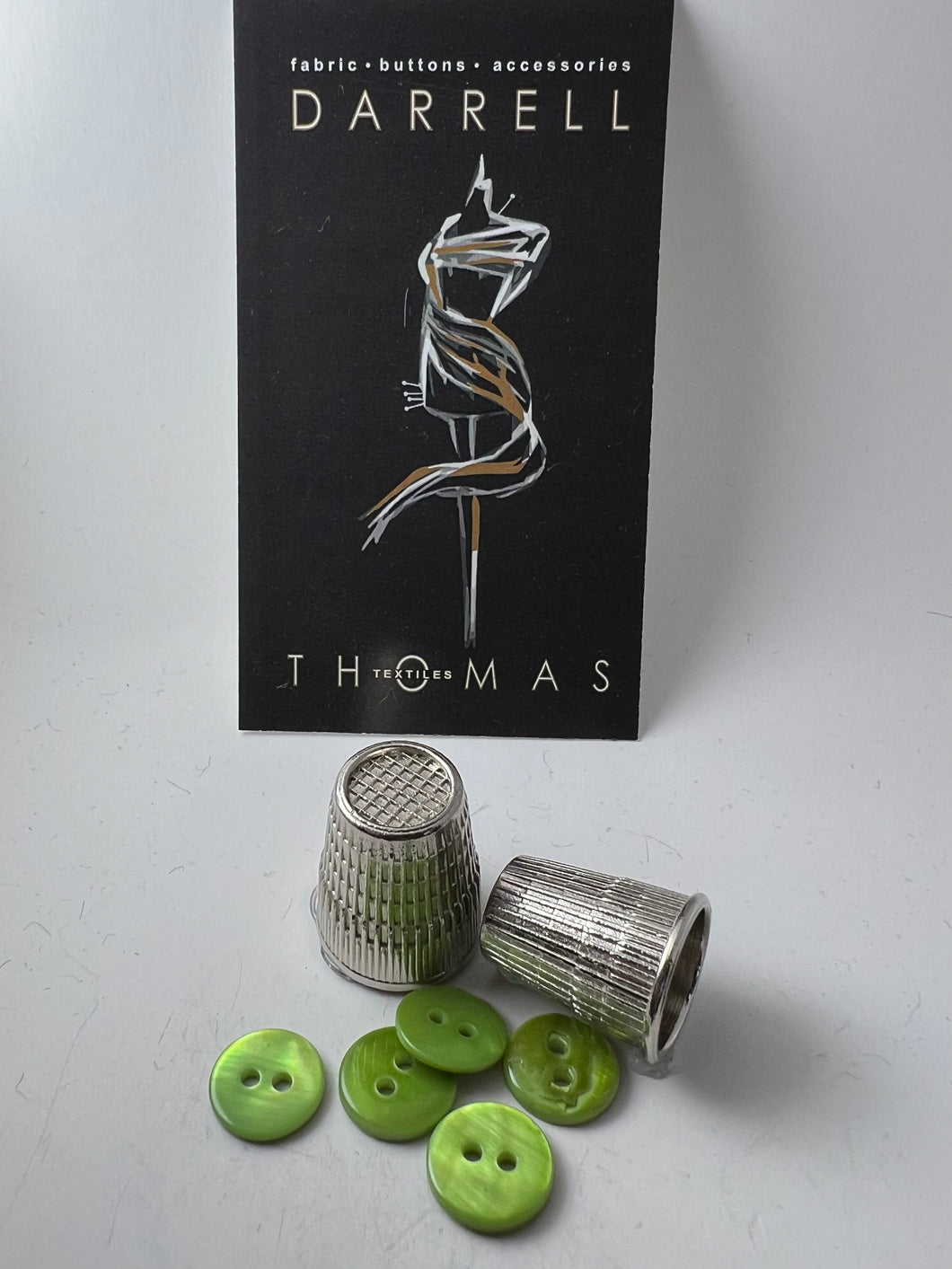 Lime Green Glossy MOP Button
