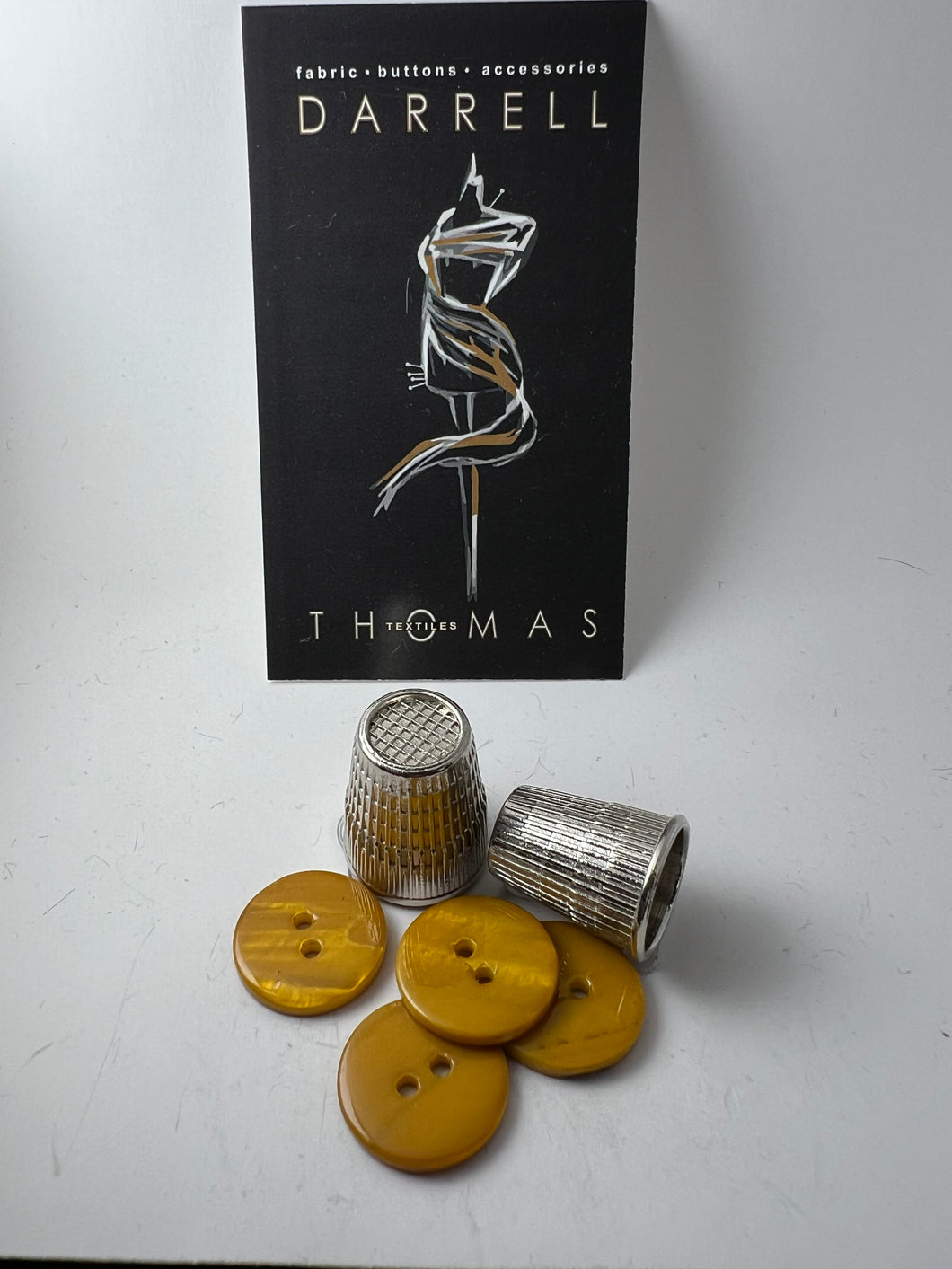Yellow Gold Glossy MOP Button