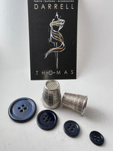 Load image into Gallery viewer, Navy Blue MOP 4 Hole Button