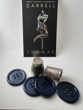Load image into Gallery viewer, Navy Blue MOP 4 Hole Button
