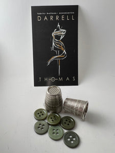 Khaki Green MOP 4 Hole Button