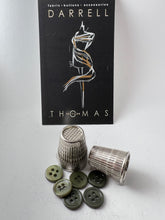 Load image into Gallery viewer, Khaki Green MOP 4 Hole Button