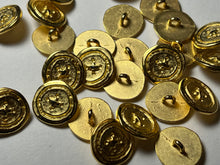 Load image into Gallery viewer, Gold Stitched Metal Button    Price per Button
